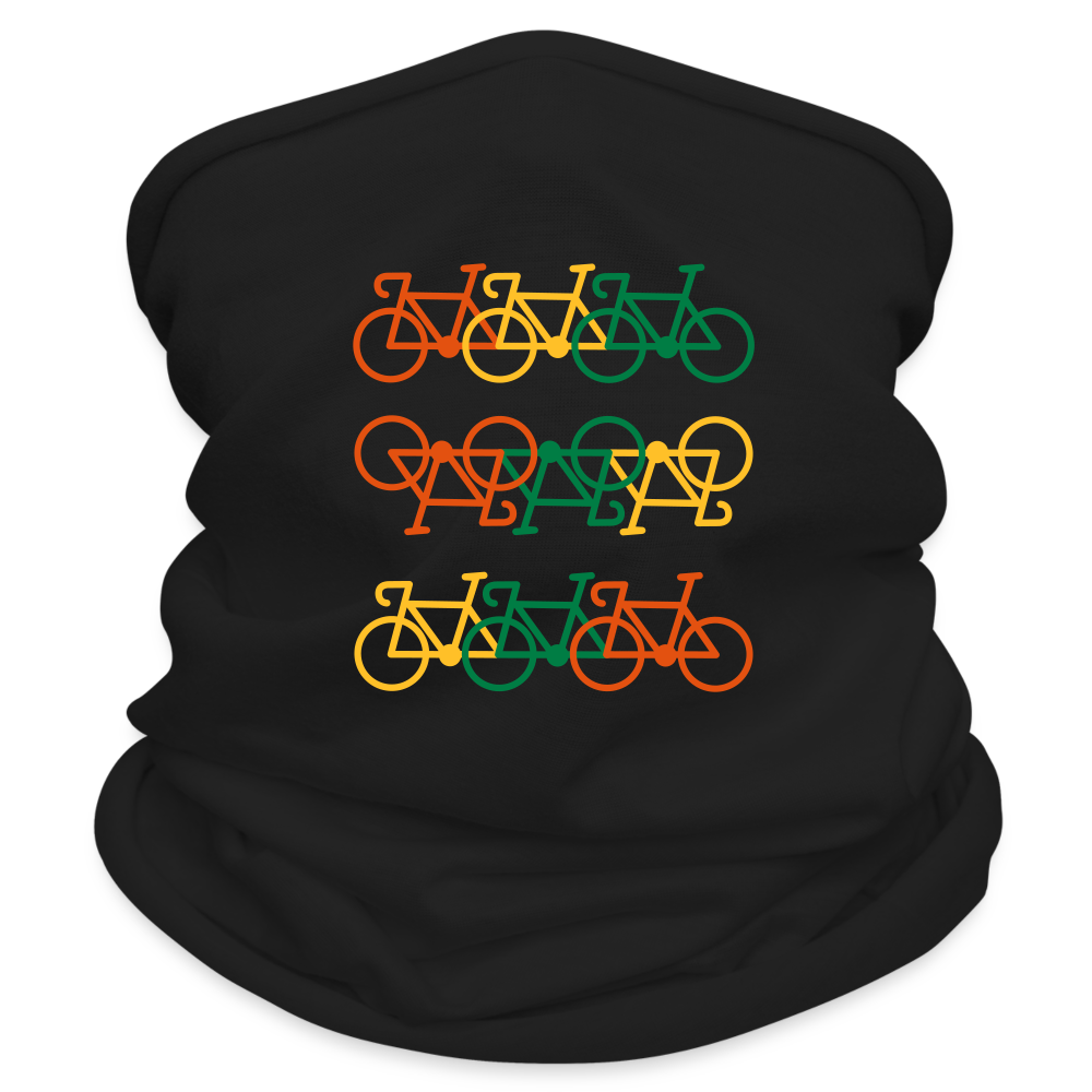 All-purpose Idyo  scarf "Bikes" - black
