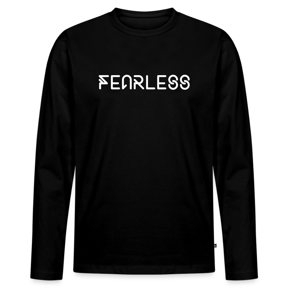 Men's  Longsleeve Idyo Shirt "Fearless" - black