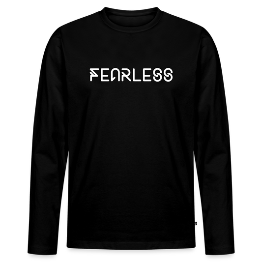 Men's  Longsleeve Idyo Shirt "Fearless" - black