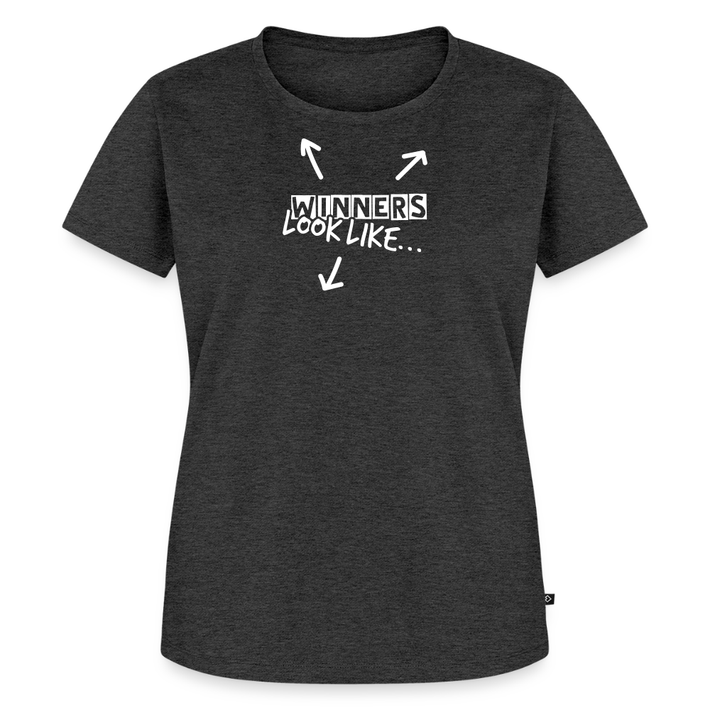 Women’s Idyo T-Shirt "Winners look like" - heather anthracite