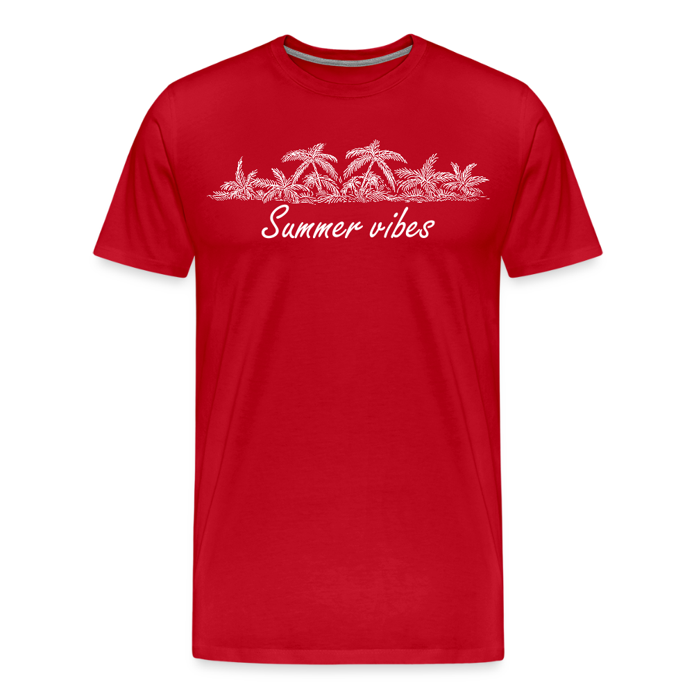 Men’s Idyo T-Shirt "summer vibes" - red