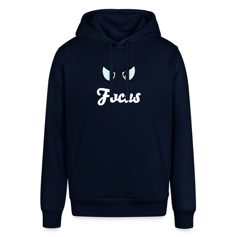 Unisex Organic Idyo Hoodie "Focus" - navy