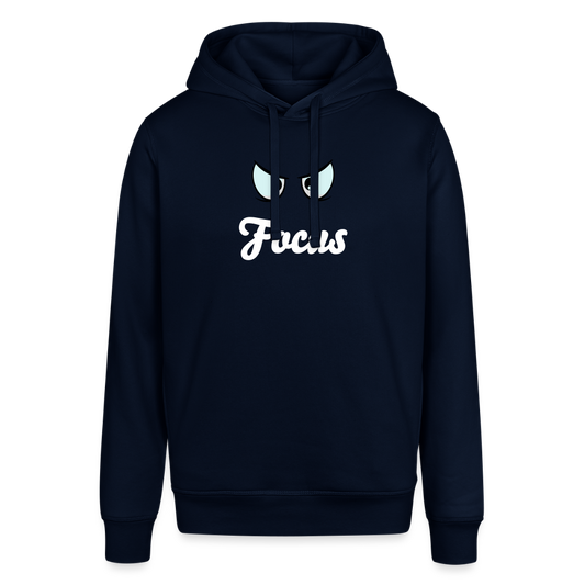 Unisex Organic Idyo Hoodie "Focus" - navy