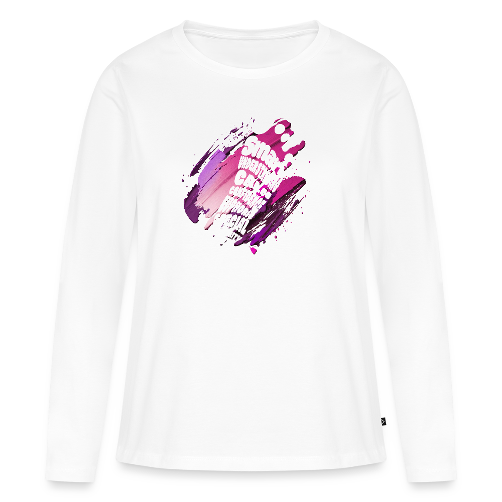 Women's Idyo Longsleeve Shirt "Succes" - white