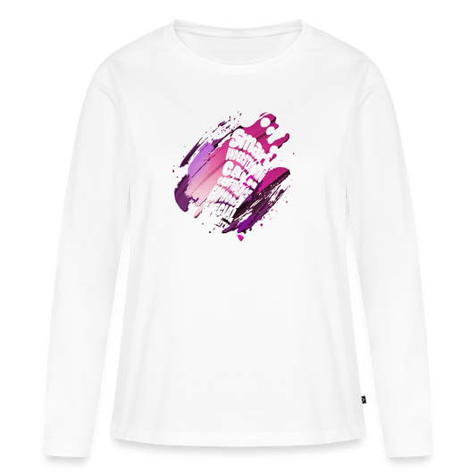 Women's  Idyo Longsleeve Shirt "Succes" - white