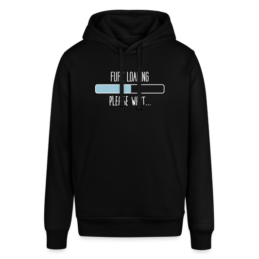 Unisex Organic Idyo Hoodie ''Furz loading" - black