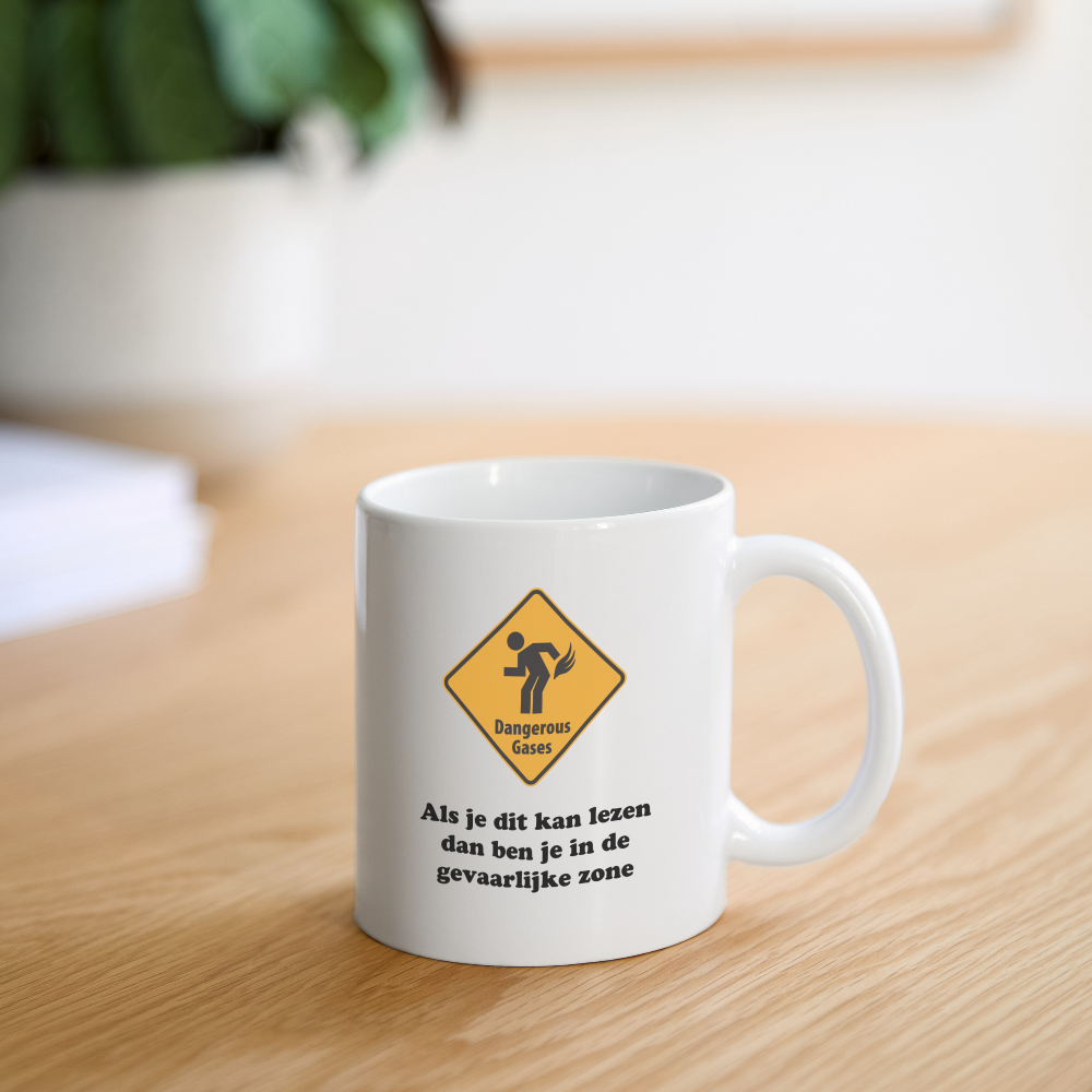 Mug "Dangerous gases" - white
