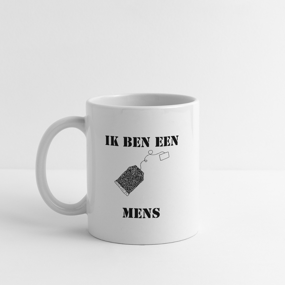 Mug "Ik ben een thee mens" - white