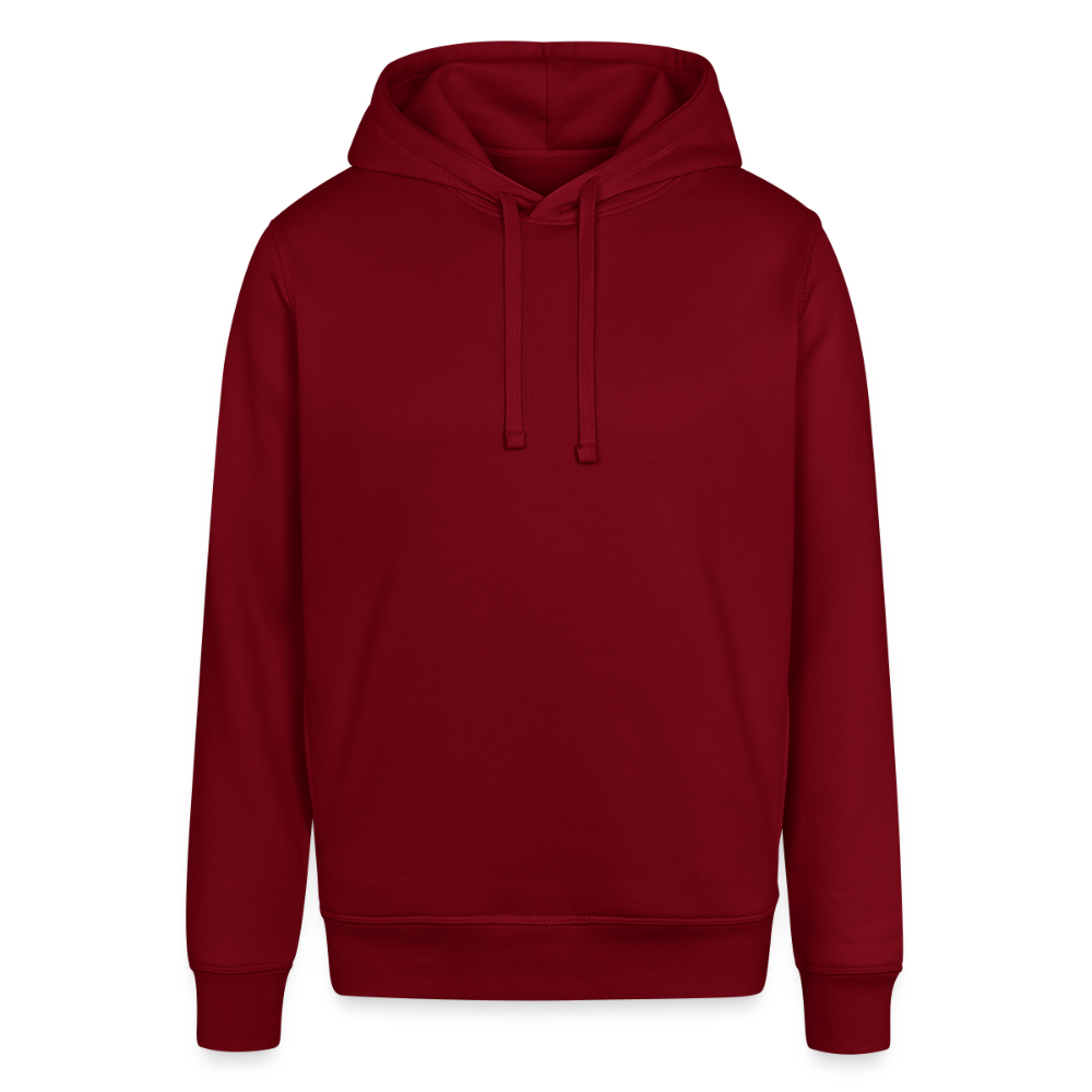 Unisex Organic Idyo Hoodie "Knowledge" - burgundy