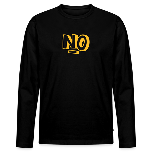 Men's  Longsleeve Idyo Shirt "NO" - black