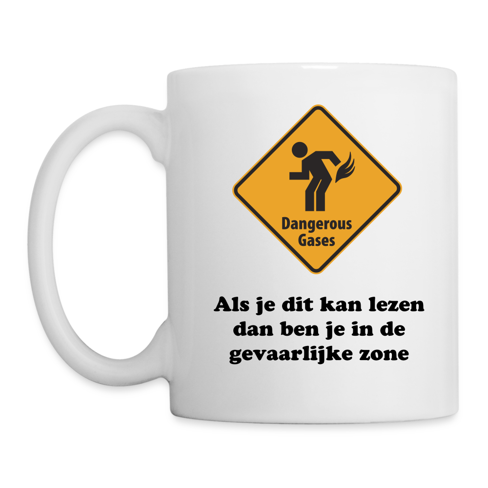 Mug "Dangerous gases" - white