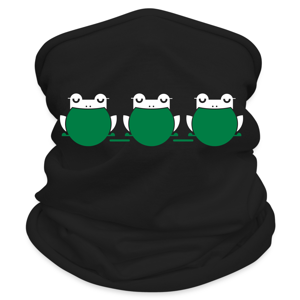 All-purpose Idyo  scarf "Frogs" - black