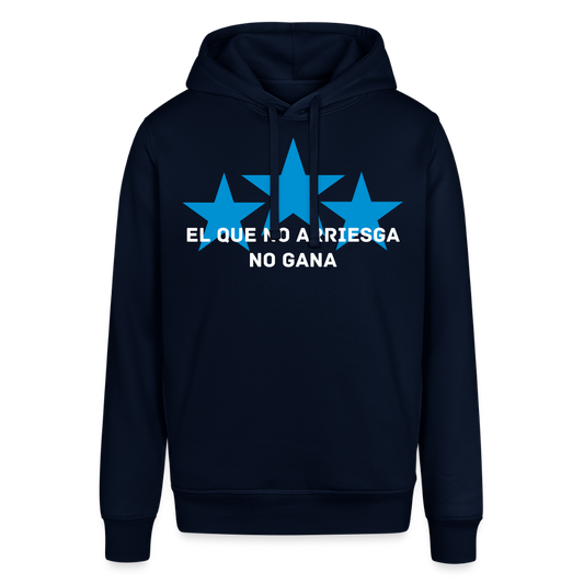 Unisex Organic Idyo Hoodie "El que no arriesga no gana" - navy