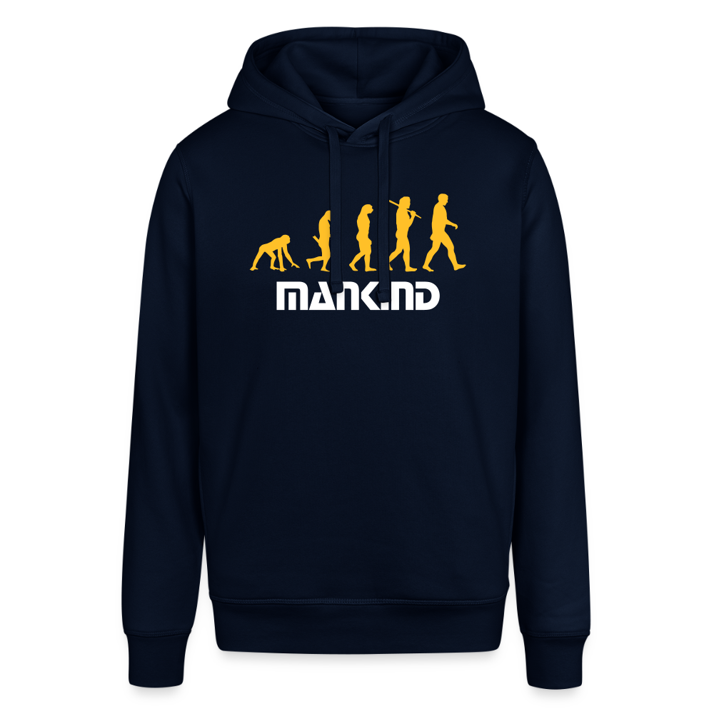Unisex Organic Idyo Hoodie "Mankind" - navy