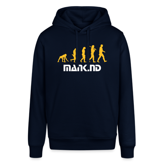 Unisex Organic Idyo Hoodie "Mankind" - navy