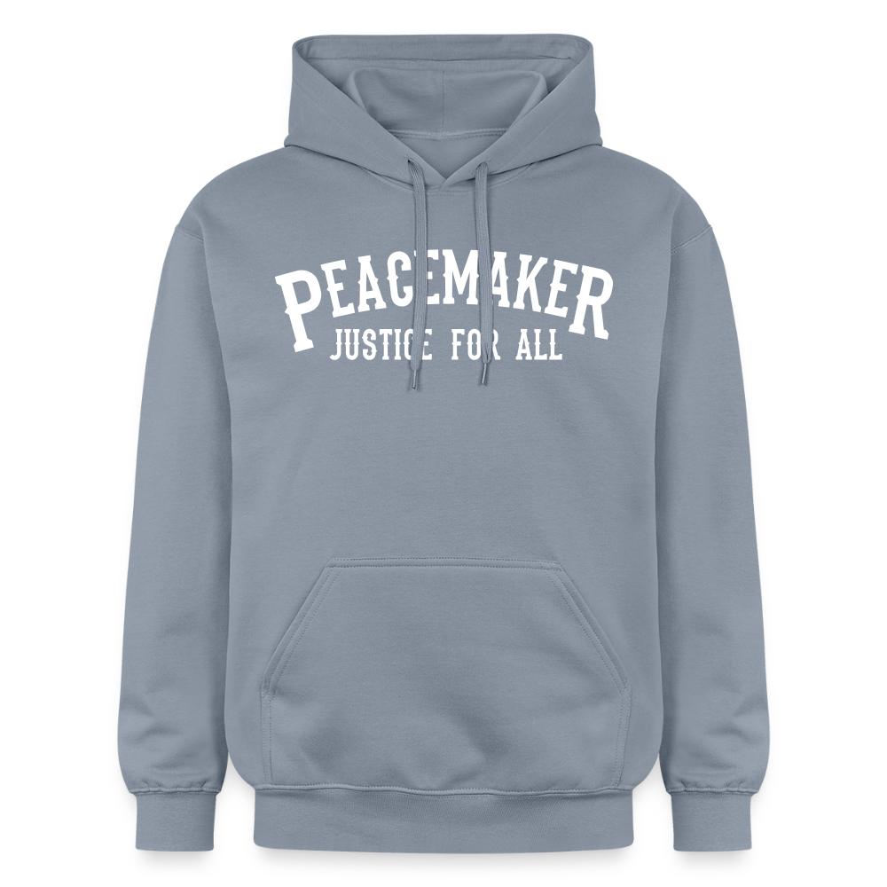 Unisex Softstyle® Midweight Idyo Hoodie "Peacemaker Justice for all" - blue
