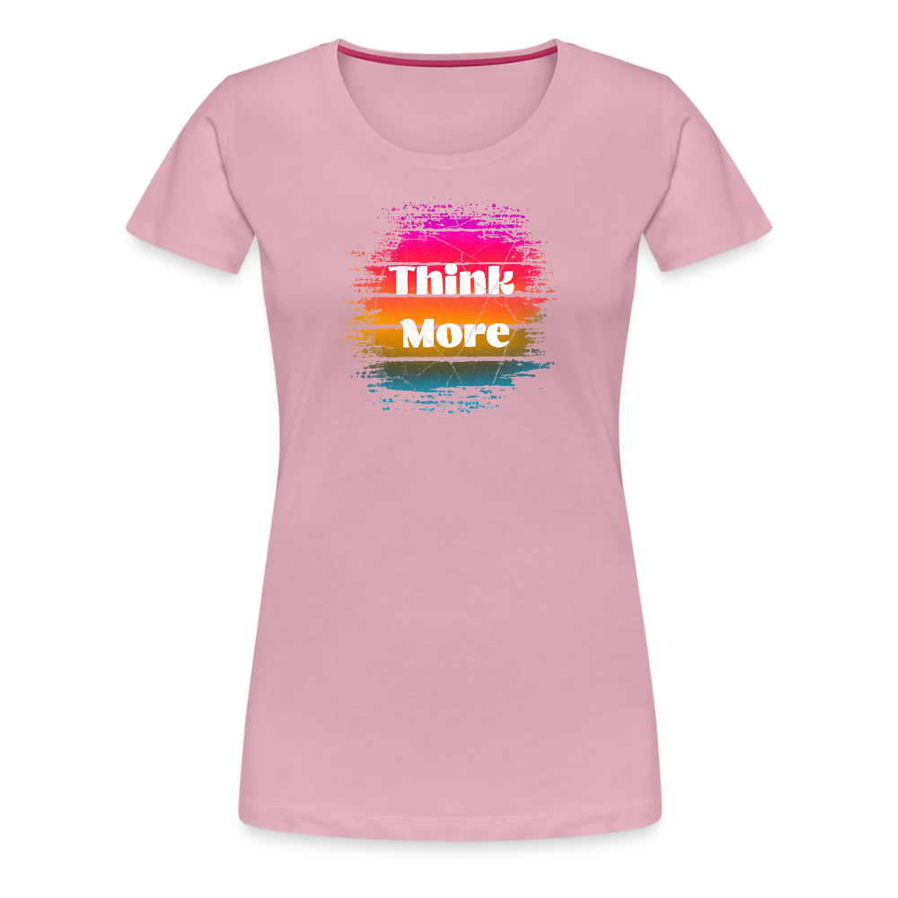 Women’s Idyo T-Shirt "Thinkmore" - rose shadow
