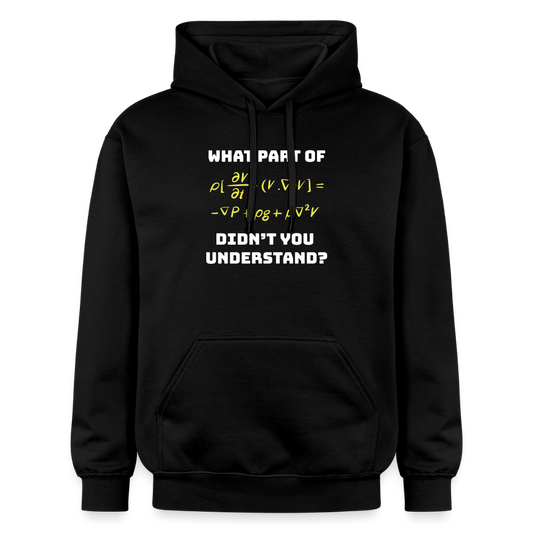 Unisex Softstyle® Midweight Idyo Hoodie "What part of didn't you understand" - black