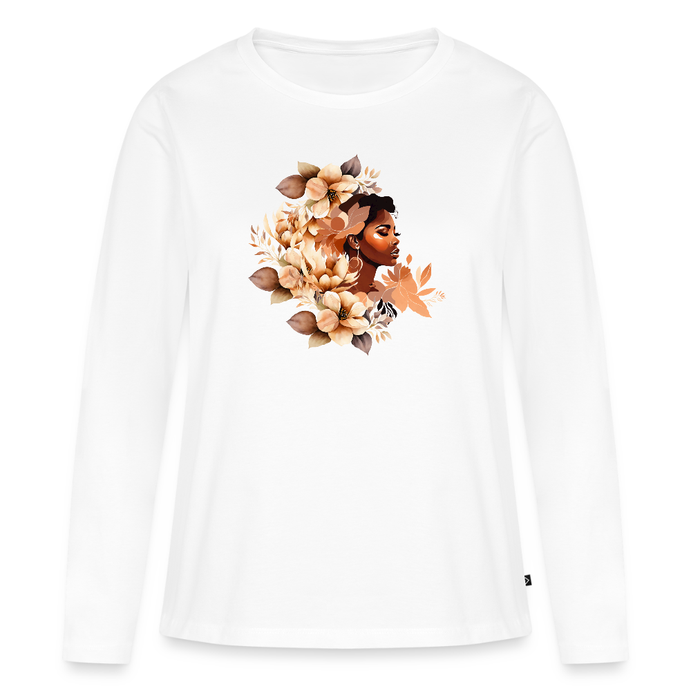 Women's Idyo Longsleeve Shirt"Color of love" - white