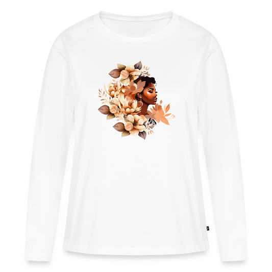 Women's  Idyo Longsleeve Shirt"Color of love" - white