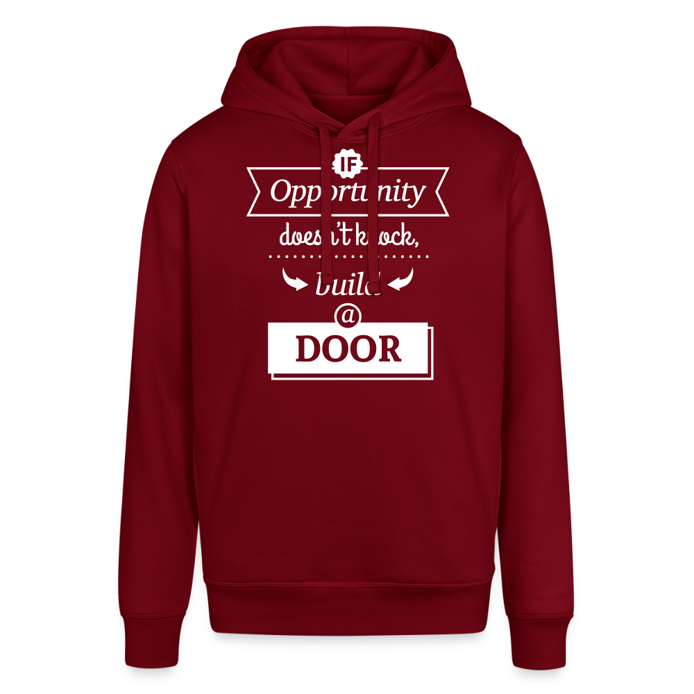 Unisex Organic Idyo Hoodie "Opportunity" - burgundy