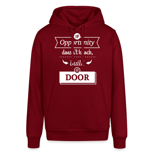Unisex Organic Idyo Hoodie "Opportunity" - burgundy