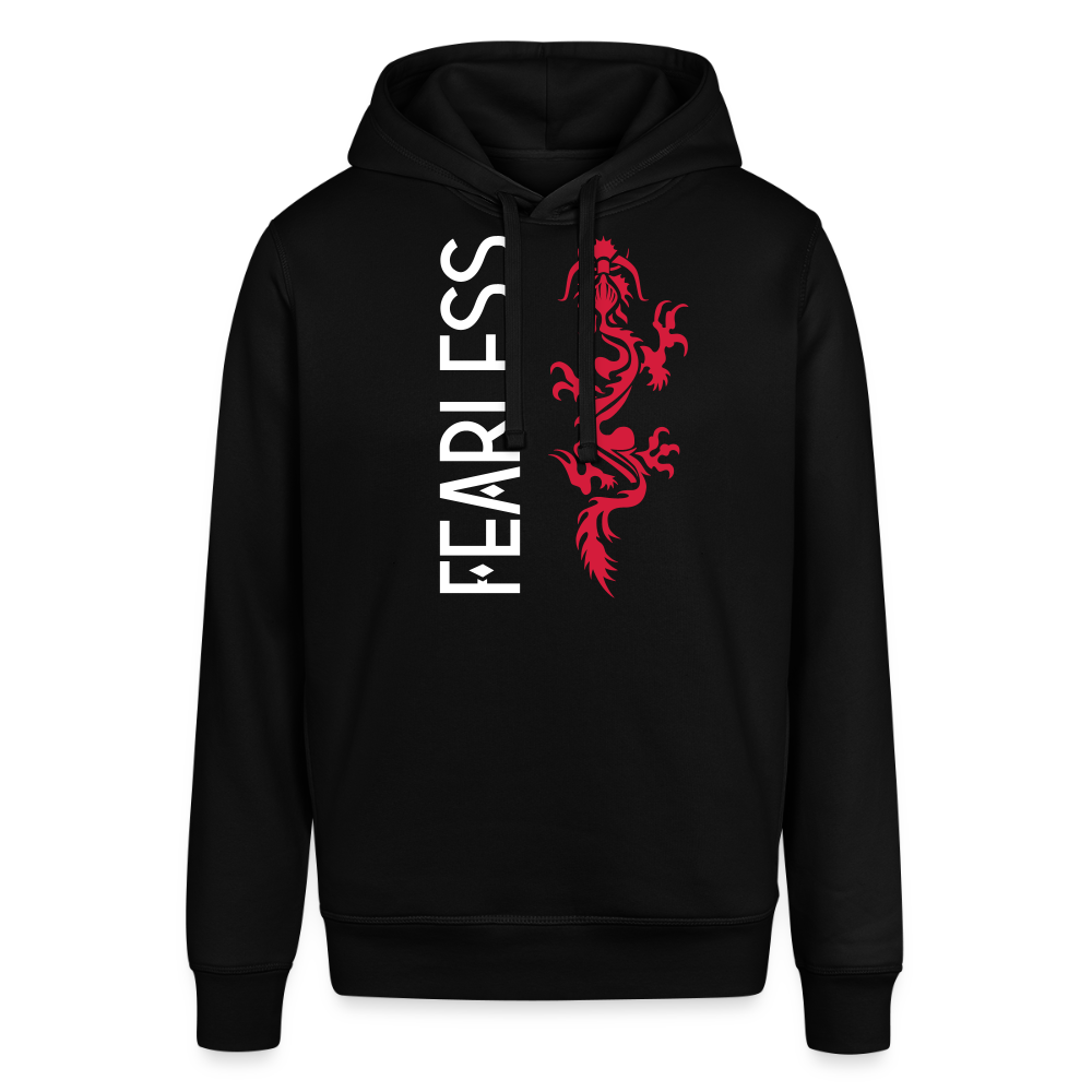 Unisex Organic Idyo Hoodie "Fearless" - black