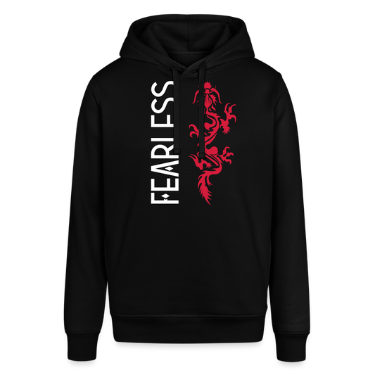 Unisex Organic Idyo Hoodie "Fearless" - black