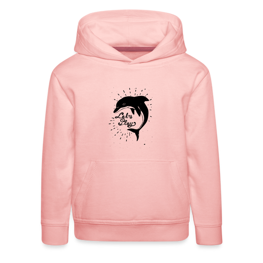 Kids' Premium Idyo Hoodie "Let's play" - crystal pink