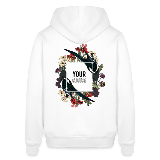 Unisex Organic Idyo Hoodie "Your choice" - white