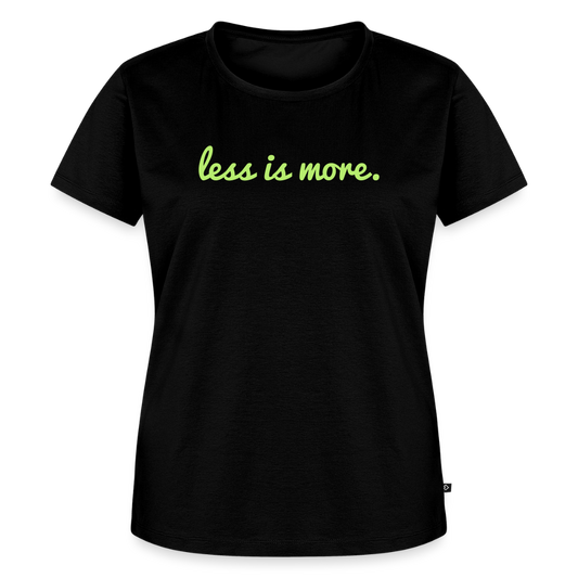 Women’s Idyo T-Shirt "Less is more" - black