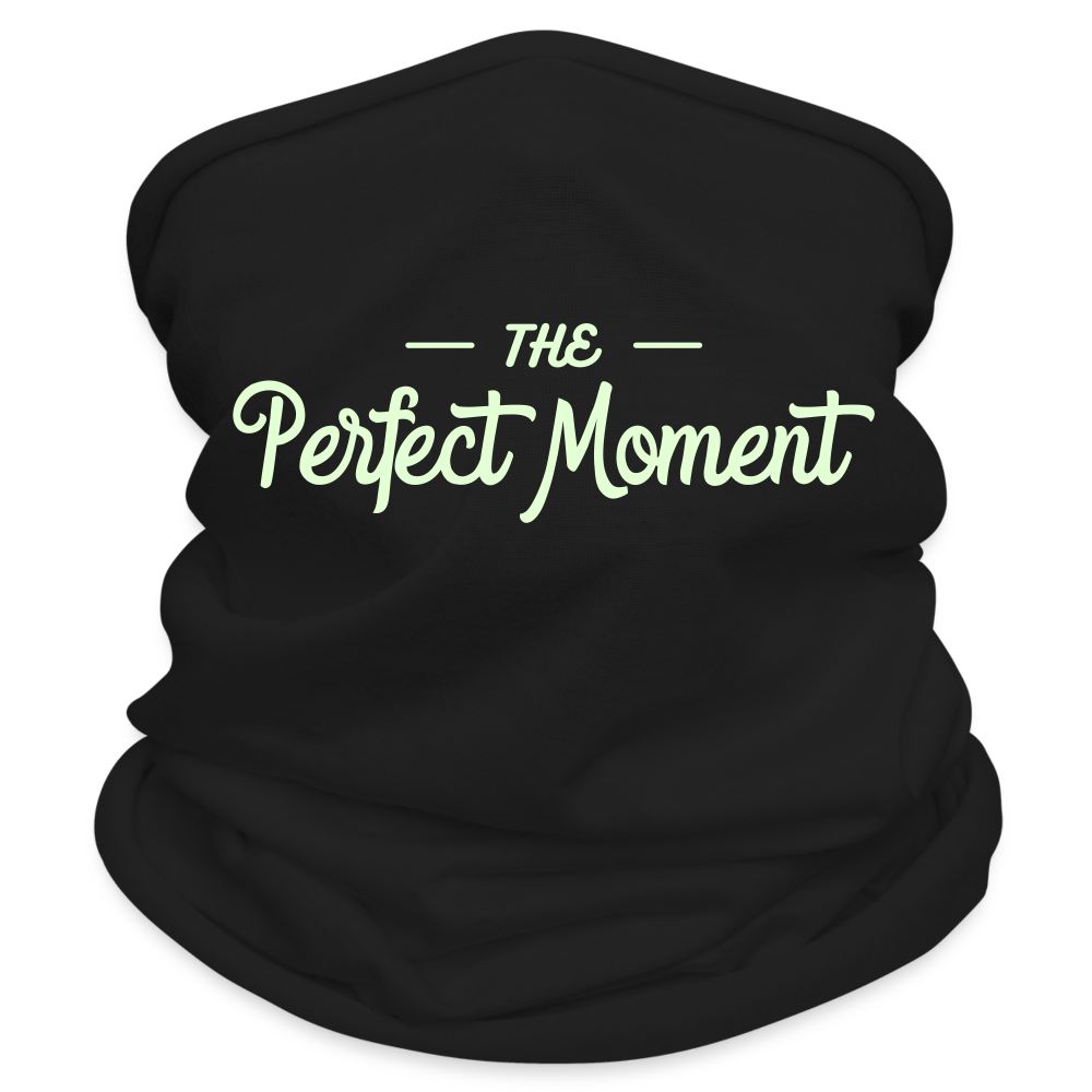 All-purpose Idyo scarf "The perfect moment" (Glow in the dark) - black