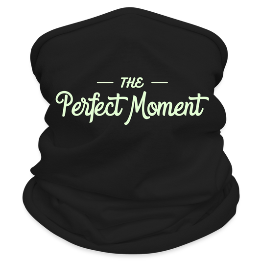 All-purpose Idyo scarf "The perfect moment" (Glow in the dark) - black