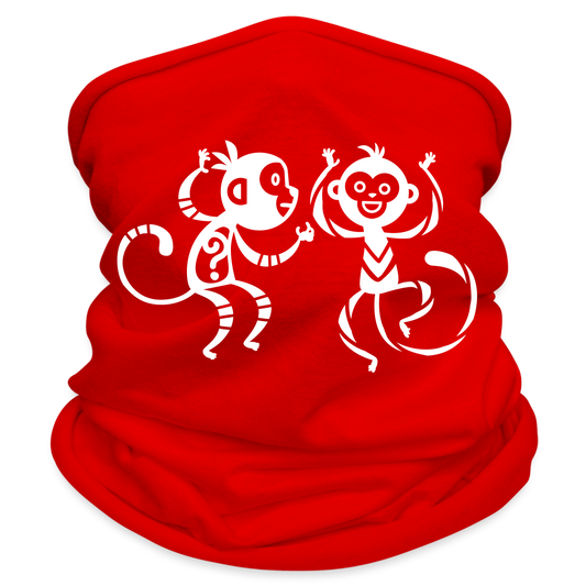 All-purpose Idyo  scarf "Monkey" - red