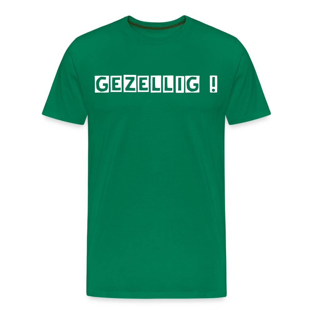 Men’s Idyo T-Shirt "Gezellig !" - kelly green