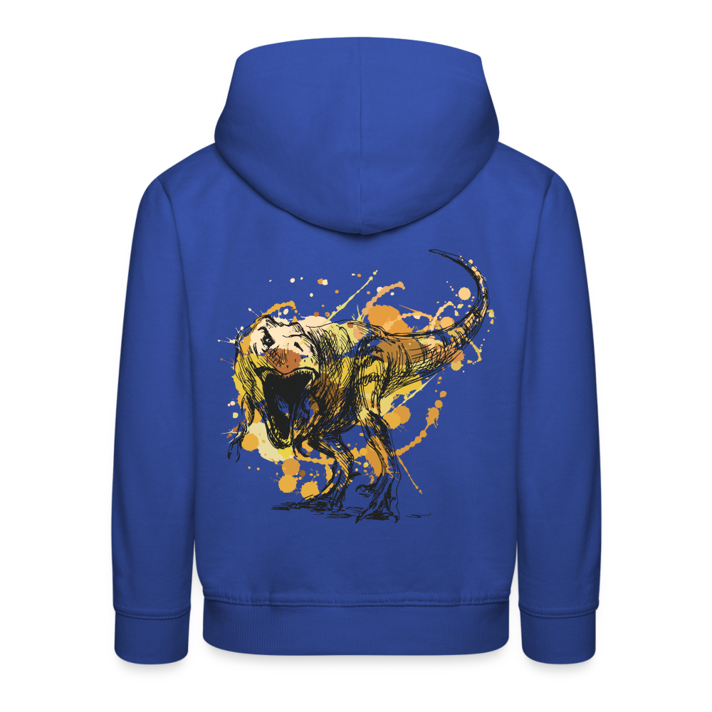 Kids' Premium Idyo Hoodie "Dinosaur" - royal blue