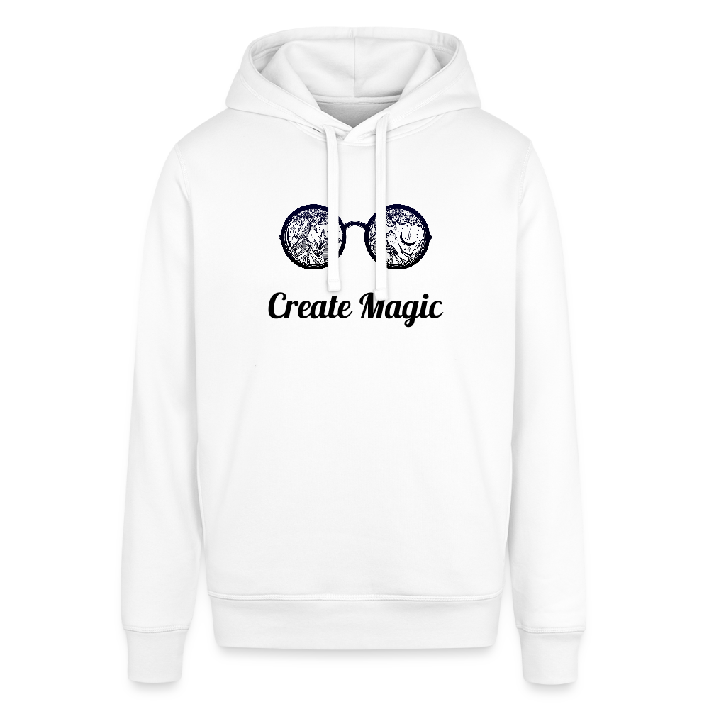 Unisex Organic Idyo Hoodie "Create magic" - white