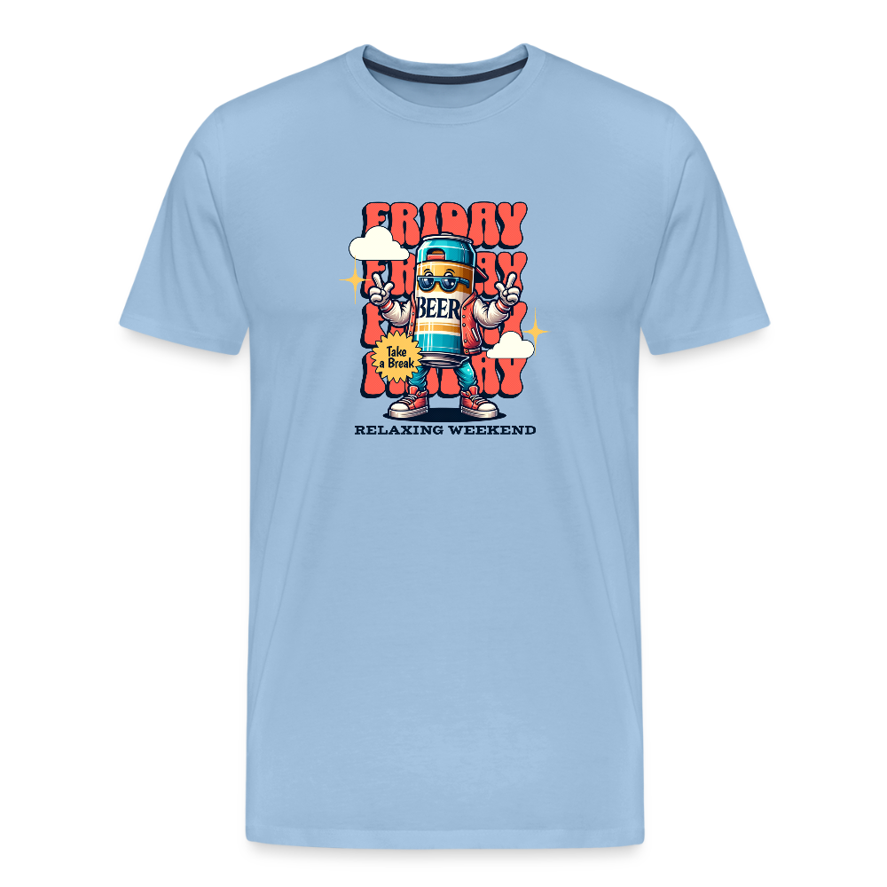 Men’s Idyo T-Shirt "Friday" - sky