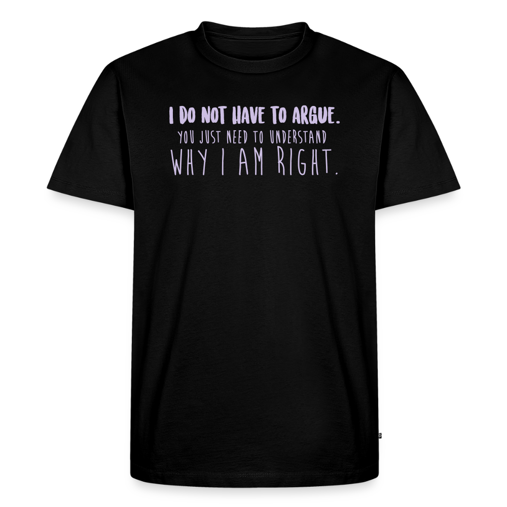 Men’s Premium Idyo T-Shirt "Do not have to ague" - black
