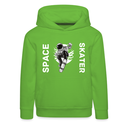 Kids' Premium Idyo Hoodie "Space skater" - light green