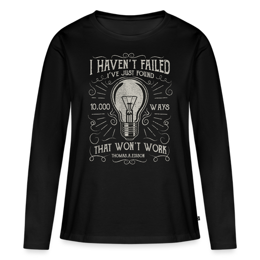 Women's  Idyo Longsleeve Shirt "Women in science" - black