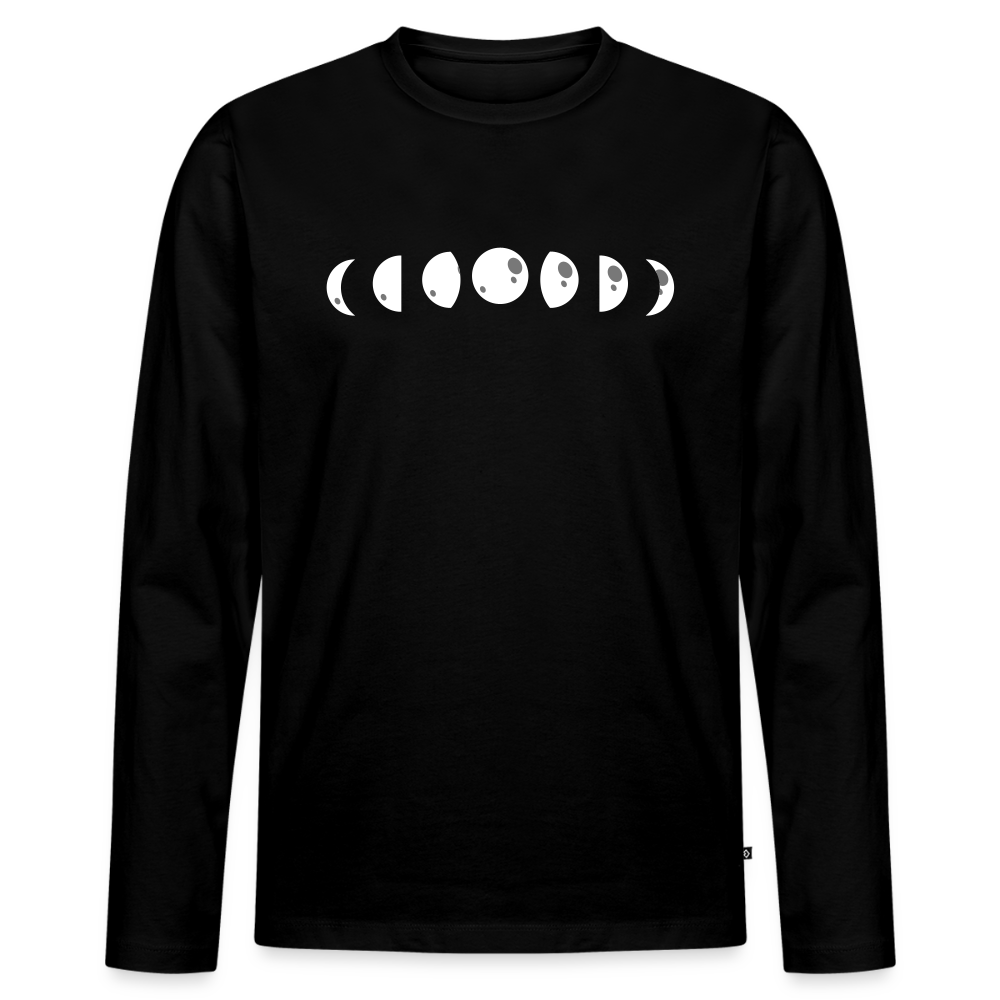 Men's  Idyo Longsleeve Shirt "Moon" - black