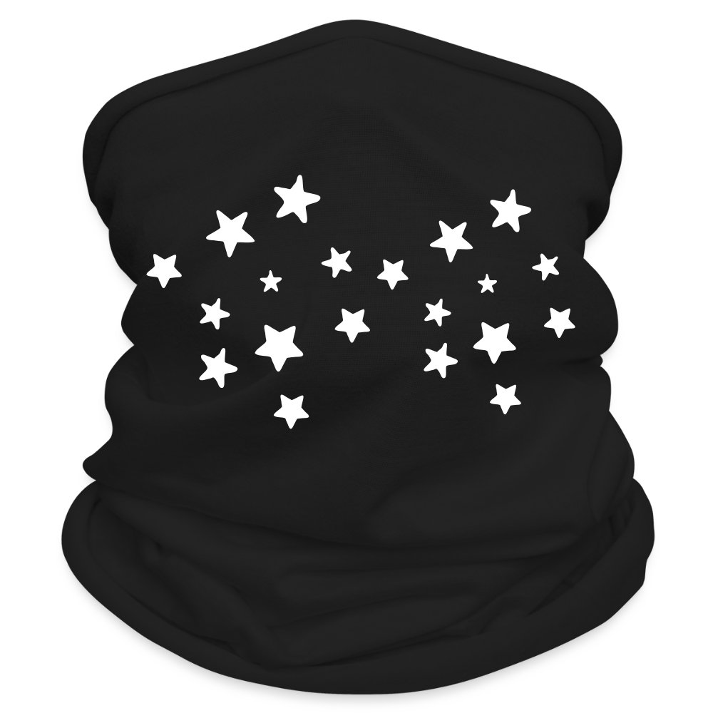 All-purpose Idyo scarf  White stars - black