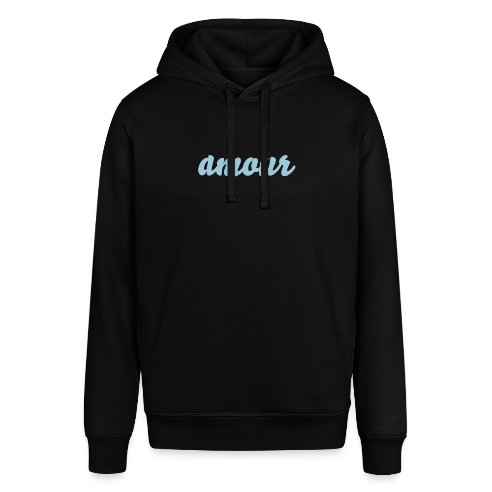 Unisex Organic Idyo Hoodie "Amour" - black