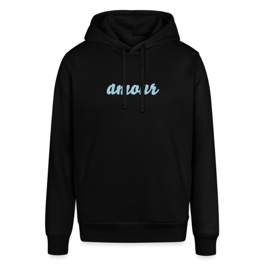 Unisex Organic Idyo Hoodie "Amour" - black