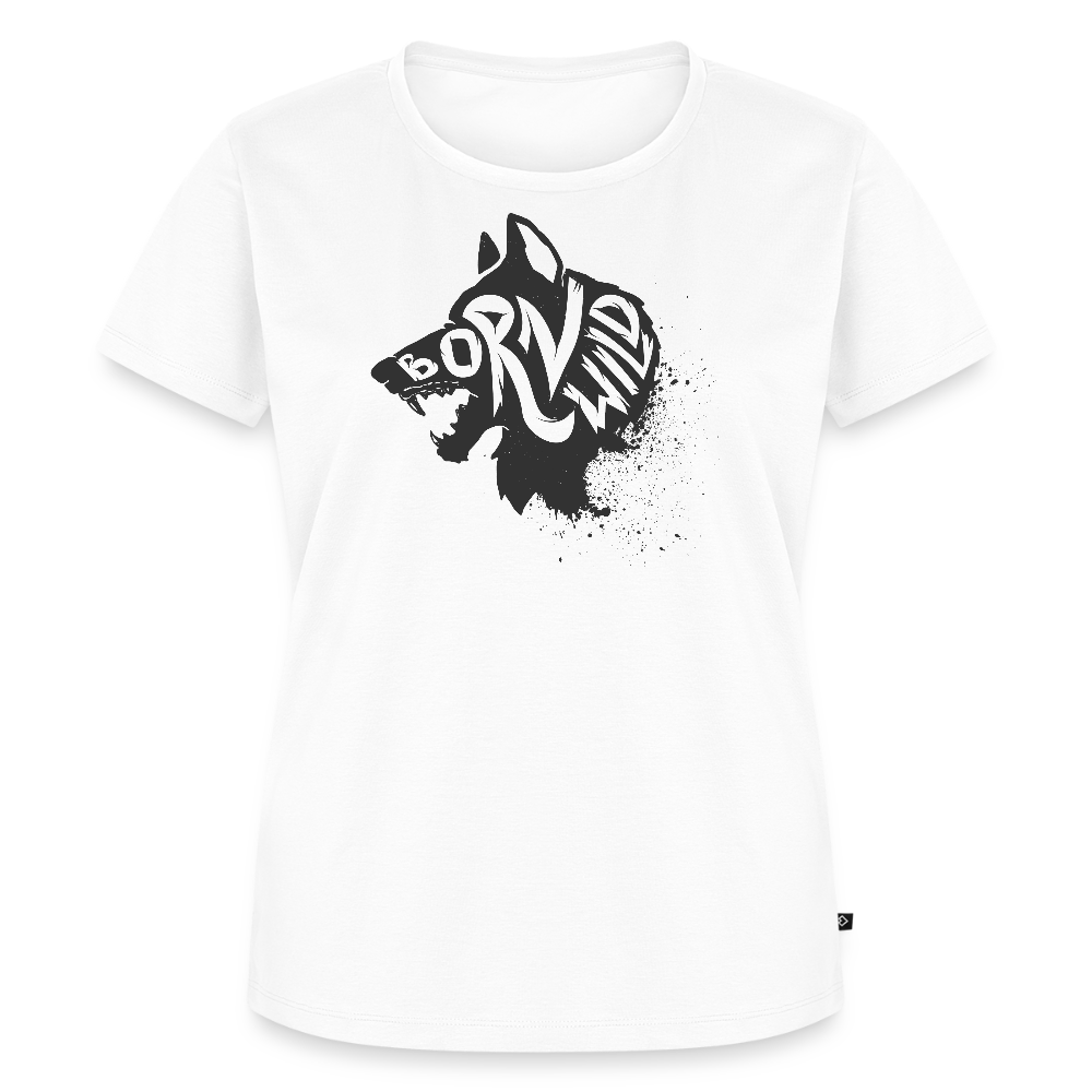 Women's Idyo T-Shirt "Born wild" - white