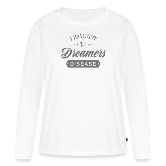 Women's  Idyo Longsleeve Shirt "Dreamers desease" - white
