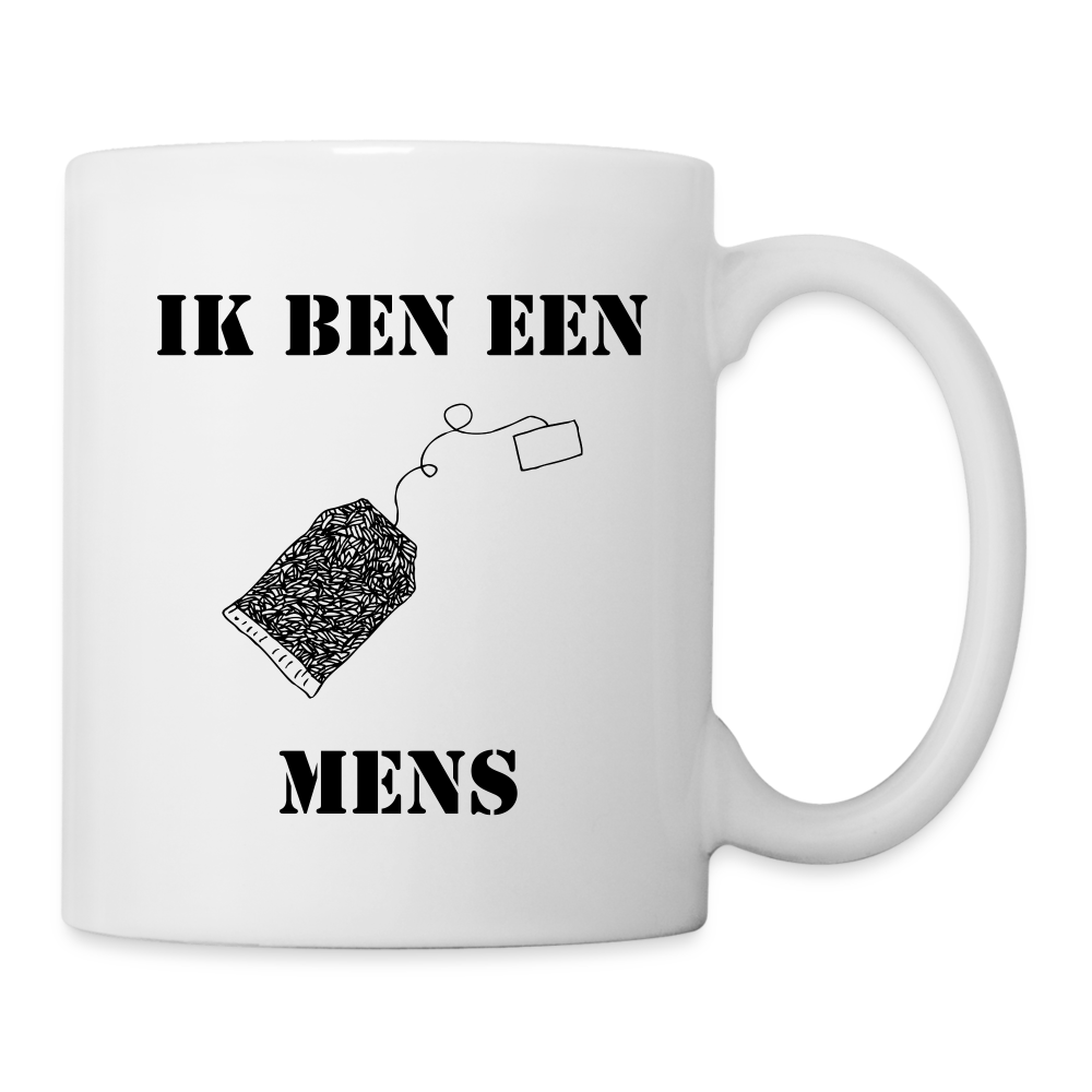 Mug "Ik ben een thee mens" - white