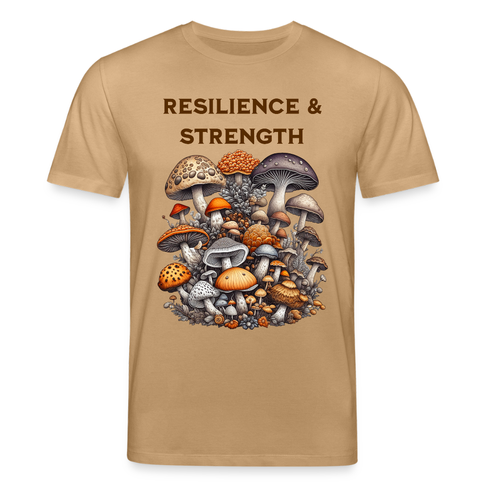 Unisex Organic Idyo T-Shirt "Resilience & Strength" - caramel