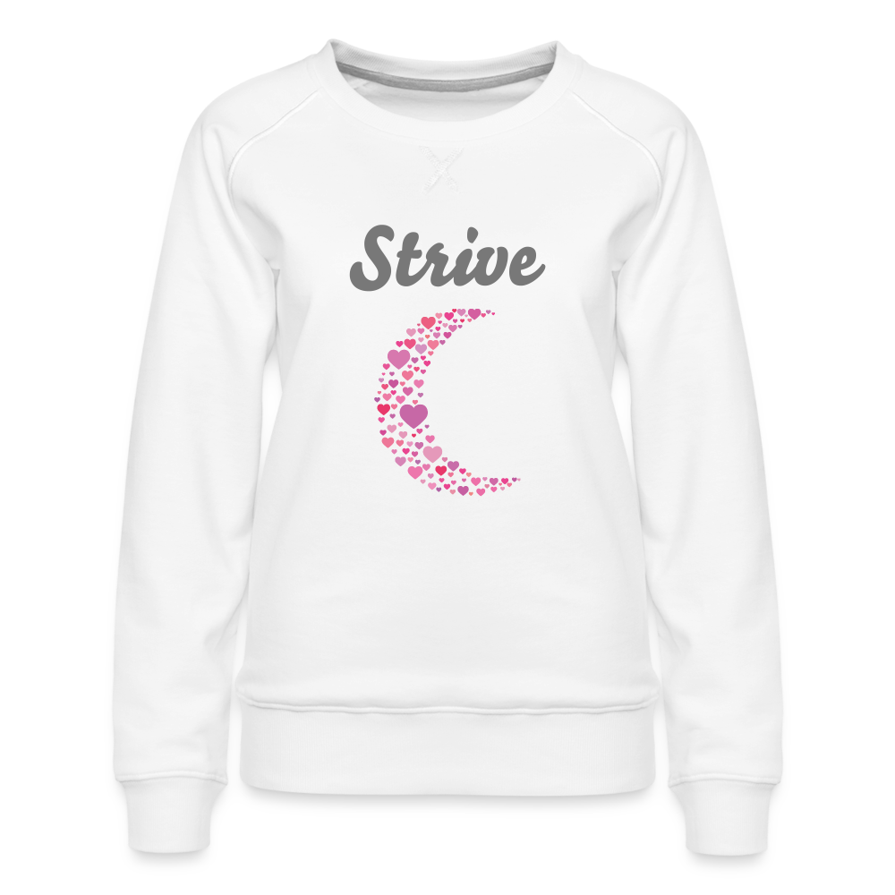 Women’s Idyo Premium Sweatshirt "Strive" - white